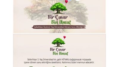 Seferihisar 3. Yaş Üniversitesi’nin yıl sonu etkinliği, bu yıl anlamlı